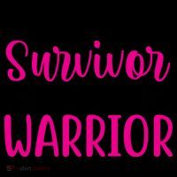 Breast Cancer Survivor Chick Warrior Coaster thumb 2