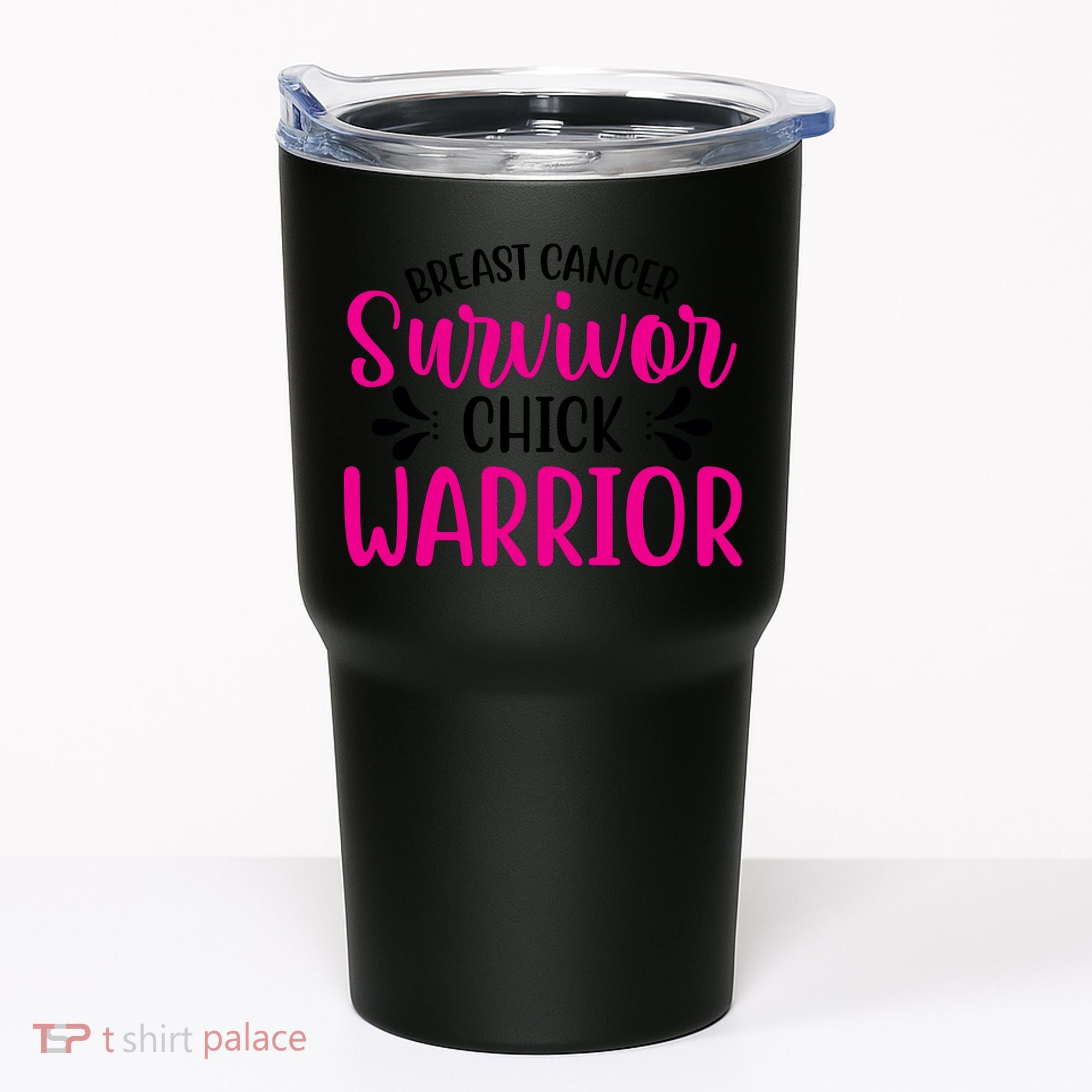 Breast Cancer Survivor Chick Warrior Tumbler