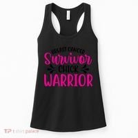 Breast Cancer Survivor Chick Warrior Women's Tank Top thumb 0