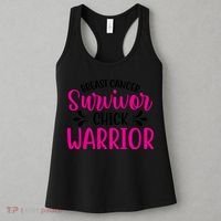 Breast Cancer Survivor Chick Warrior Women's Tank Top thumb 3