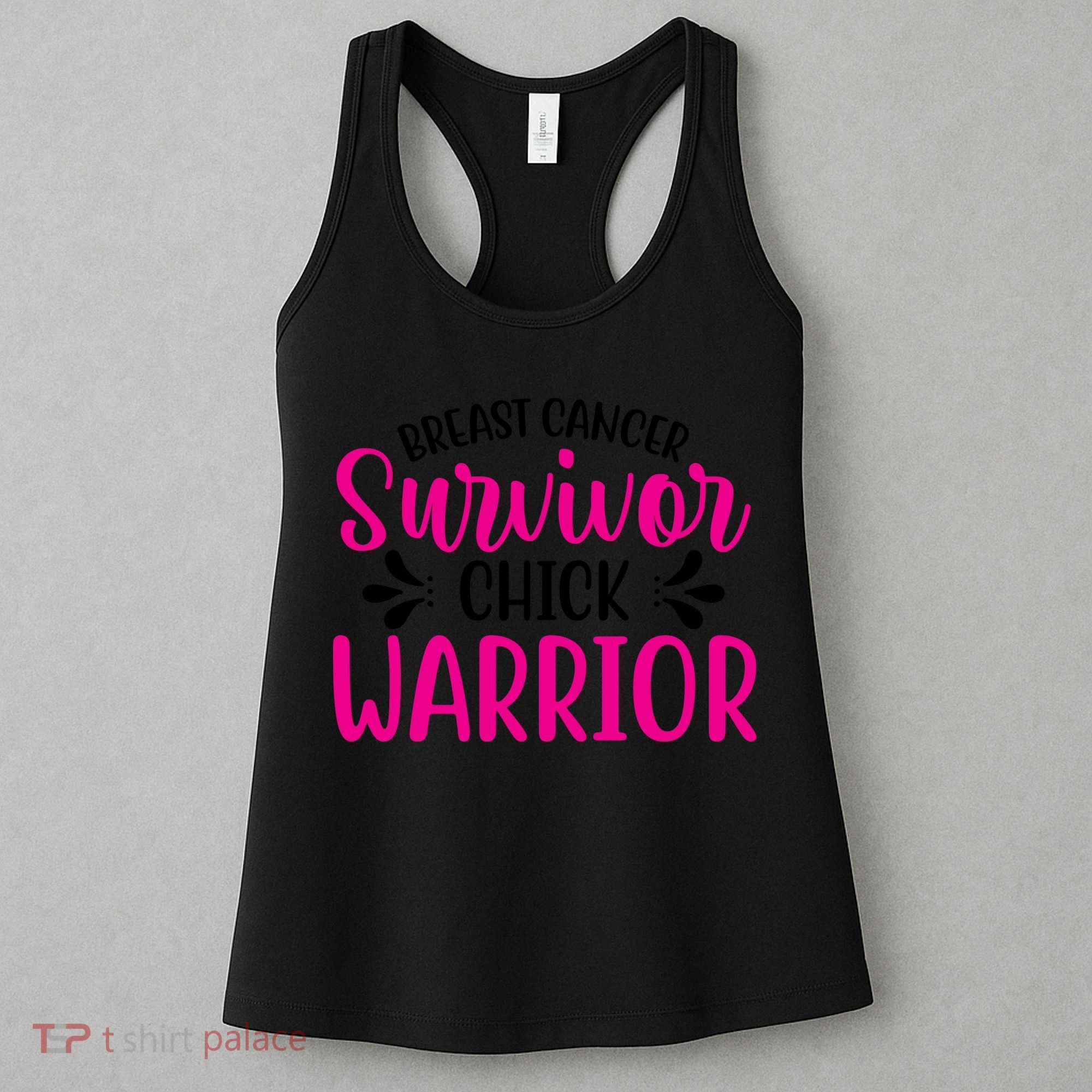 Breast Cancer Survivor Chick Warrior Women's Tank Top
