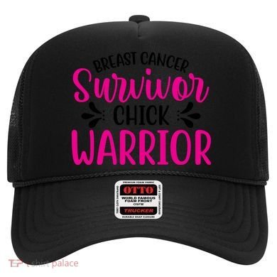 Breast Cancer Survivor Chick Warrior Hat