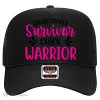 Breast Cancer Survivor Chick Warrior Hat thumb 0