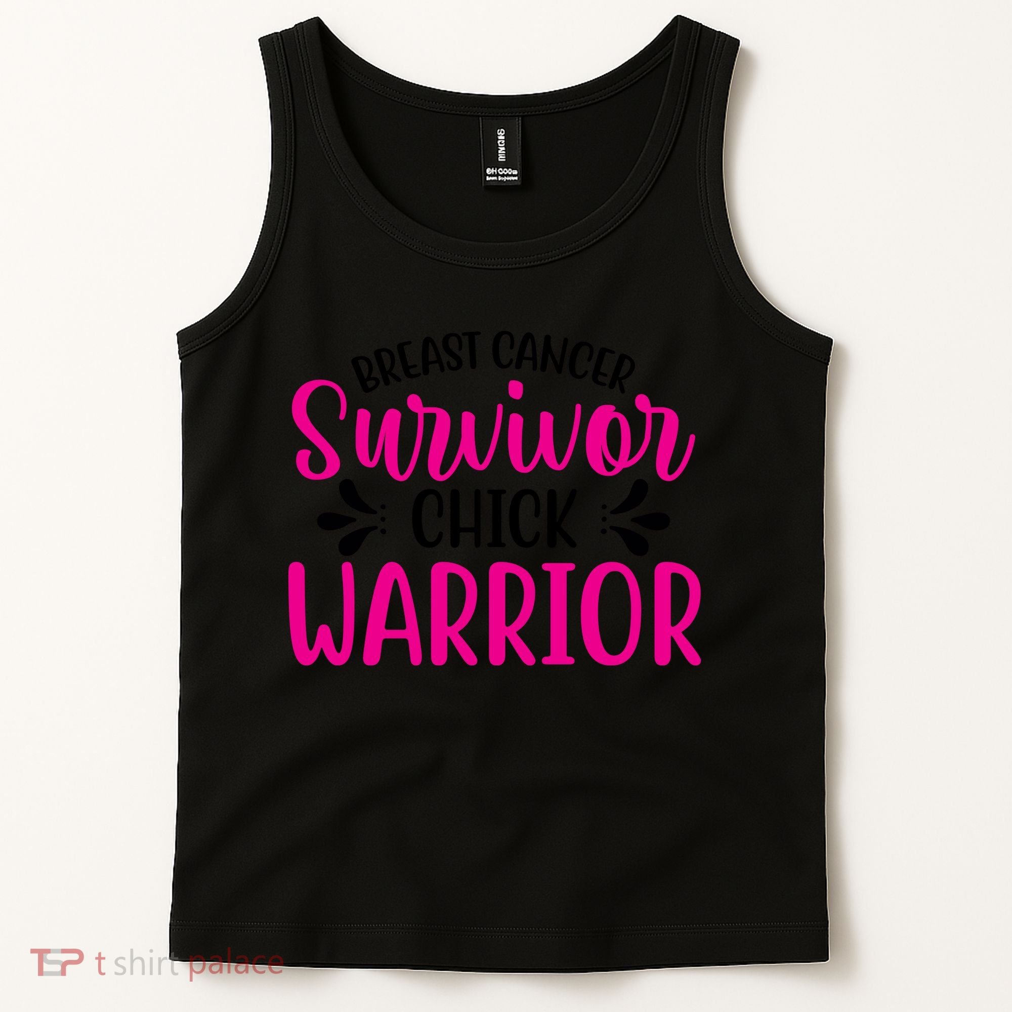 Breast Cancer Survivor Chick Warrior Tank Top