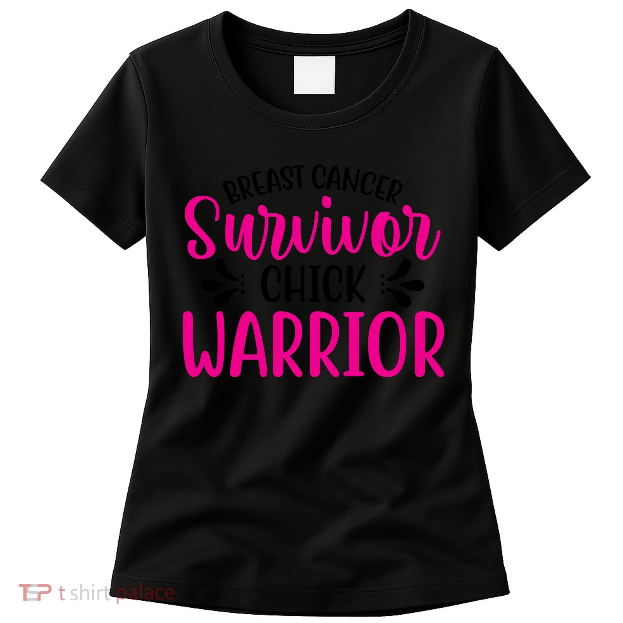 Breast Cancer Survivor Chick Warrior Women's T-Shirt