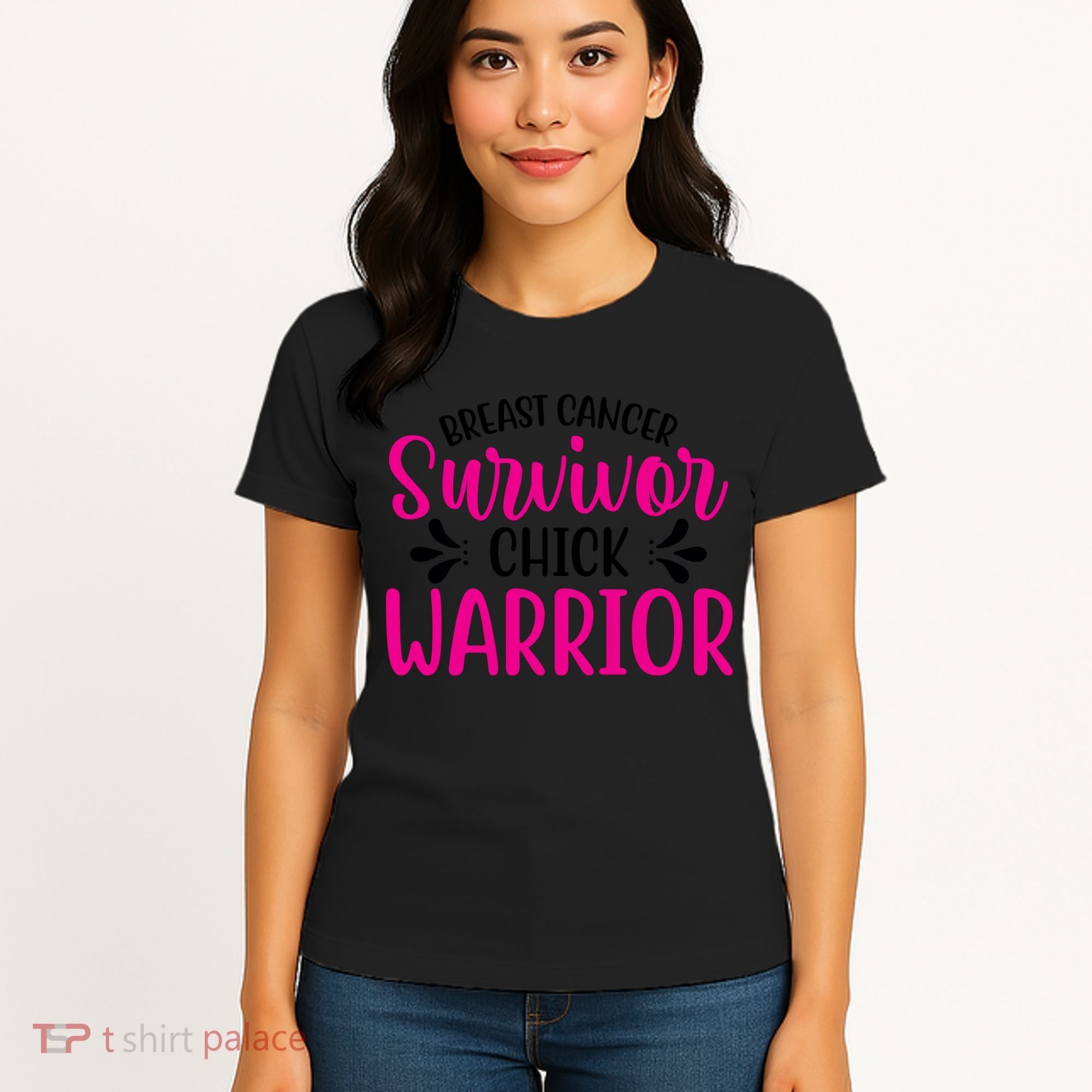 Breast Cancer Survivor Chick Warrior Women's T-Shirt