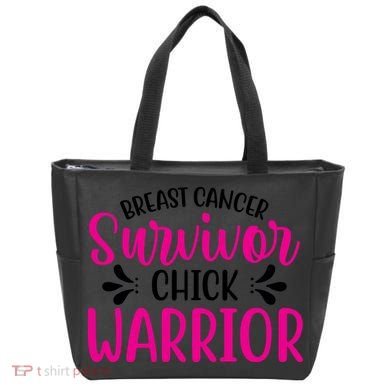 Breast Cancer Survivor Chick Warrior Tote Bag