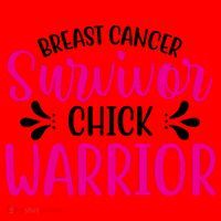 Breast Cancer Survivor Chick Warrior Santa Hat thumb 1