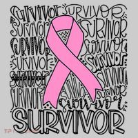 Breast Cancer Survivor Fighter Pink Ribbon Strong Kids Tie-Dye T-Shirt thumb 3