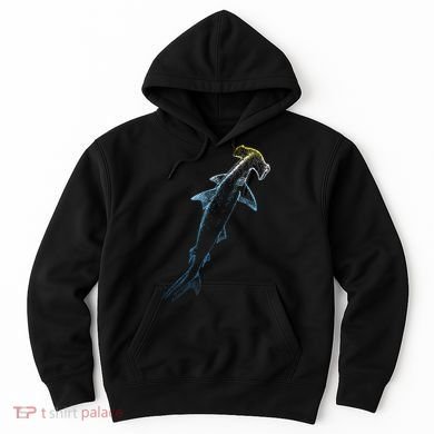 Beautiful Colors Swimming Hammerhead Shark Lovers Hoodie