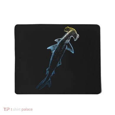 Beautiful Colors Swimming Hammerhead Shark Lovers Mousepad