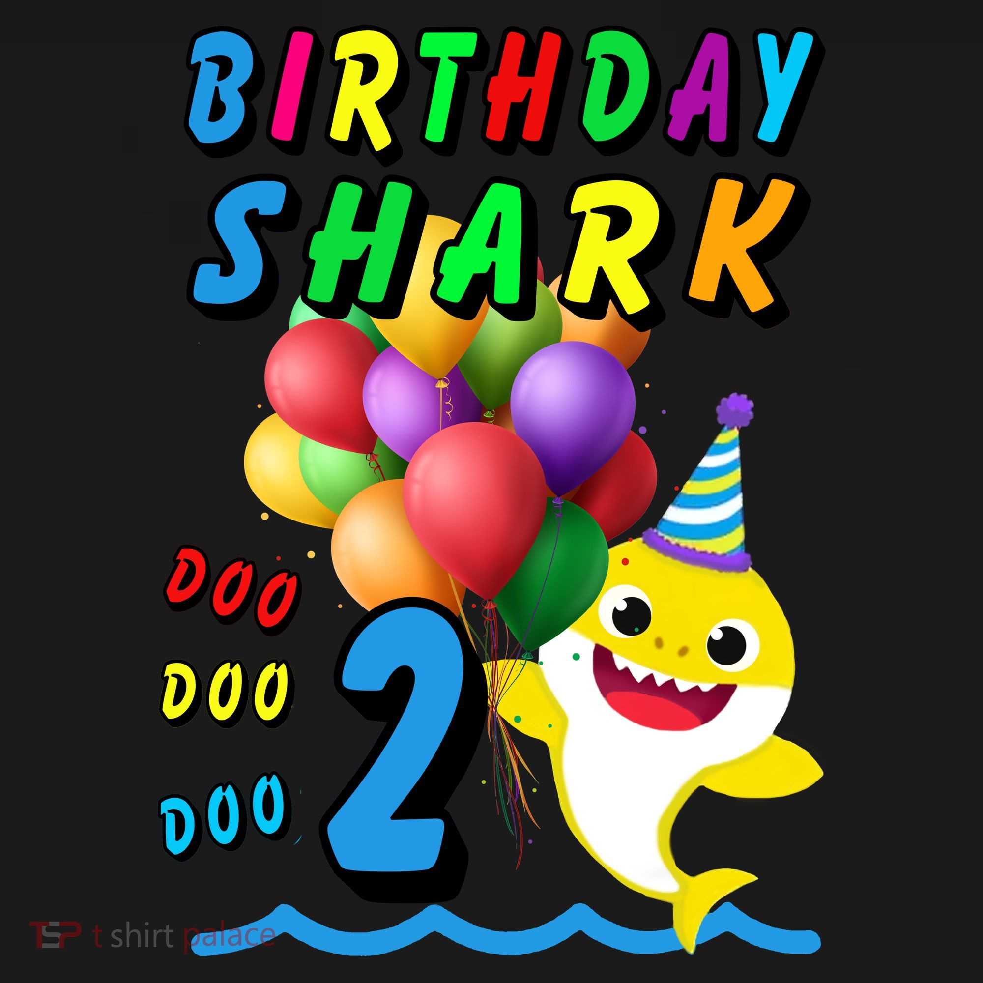 Baby Cute Shark Birthday Boy 2 Year Old Backpack