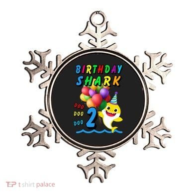 Baby Cute Shark Birthday Boy 2 Year Old Ornament
