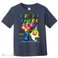 Baby Cute Shark Birthday Boy 2 Year Old Toddler T-Shirt thumb 0