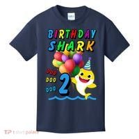 Baby Cute Shark Birthday Boy 2 Year Old Kids T-Shirt thumb 0