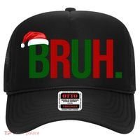 Bruh Christmas Santa Funny Hat thumb 0