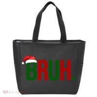 Bruh Christmas Santa Funny Tote Bag thumb 0