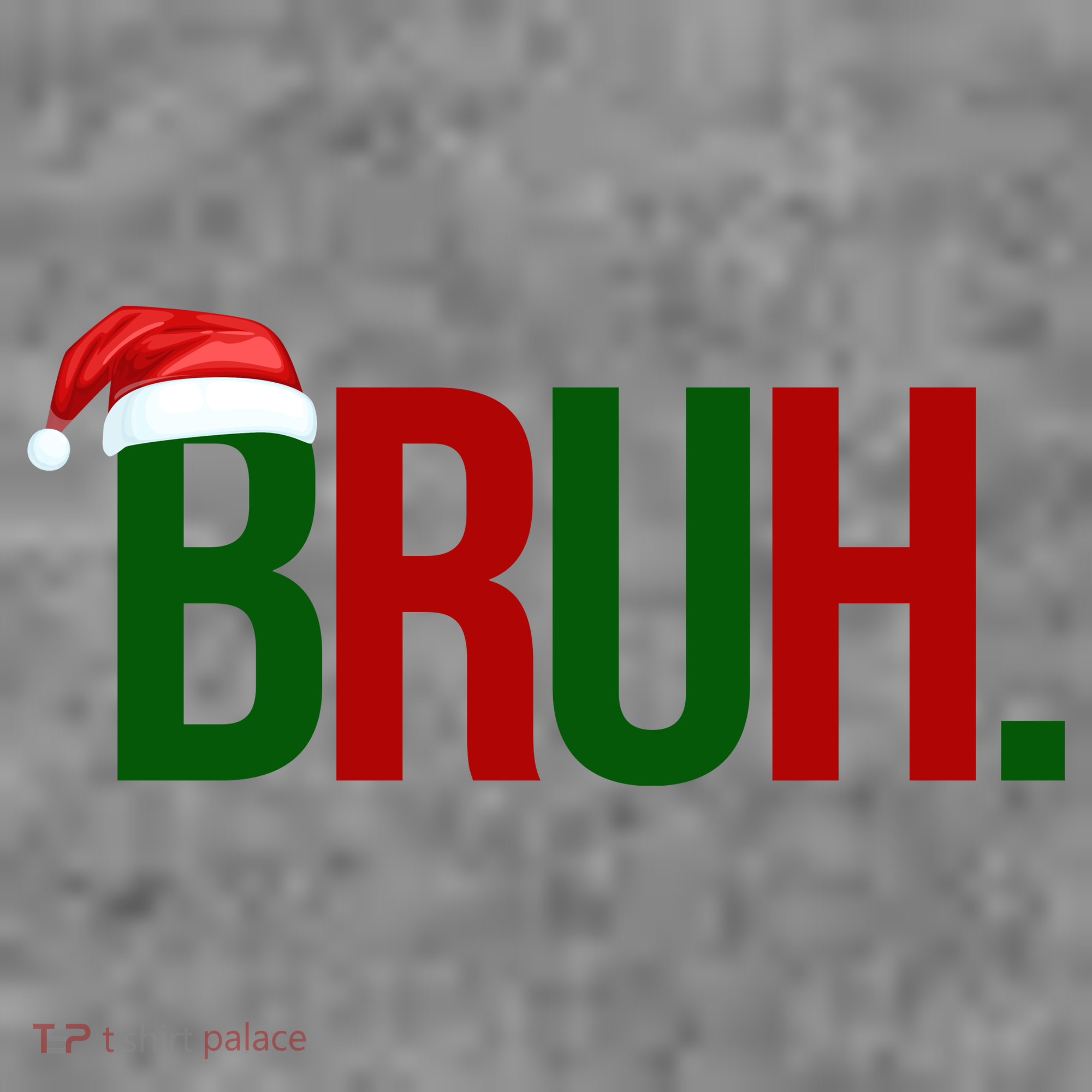 Bruh Christmas Santa Funny T-Shirt