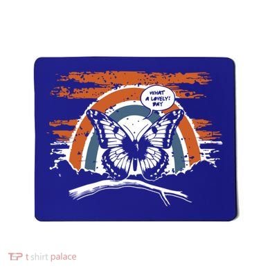 Butterfly Cute Saying Vintage Butterfly Rainbow Lover Gift Mousepad