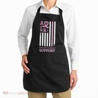 Breast Cancer Support Usa Flag Apron thumb 2