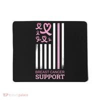 Breast Cancer Support Usa Flag Mousepad thumb 0