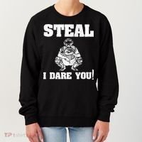 Baseball Catcher Steal I Dare You Women's Sweatshirt thumb 0