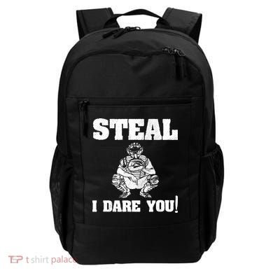 Baseball Catcher Steal I Dare You Backpack