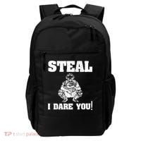 Baseball Catcher Steal I Dare You Backpack thumb 0