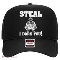 Baseball Catcher Steal I Dare You Hat thumb 0