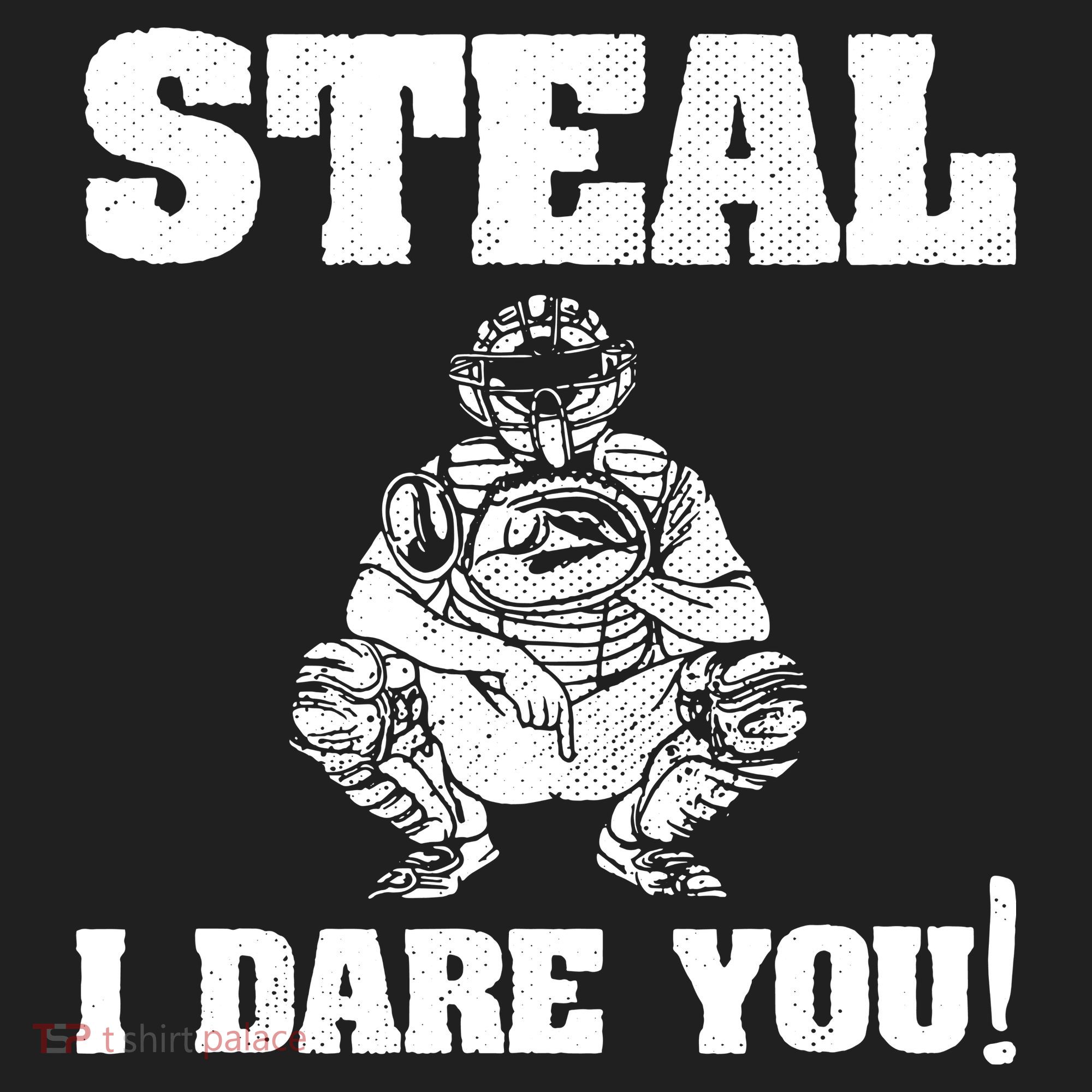 Baseball Catcher Steal I Dare You Golf Towel