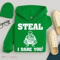 Baseball Catcher Steal I Dare You Hoodie thumb 4