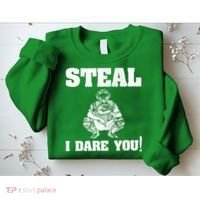 Baseball Catcher Steal I Dare You Sweatshirt thumb 2