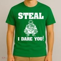 Baseball Catcher Steal I Dare You T-Shirt thumb 3