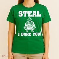Baseball Catcher Steal I Dare You T-Shirt thumb 4