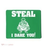 Baseball Catcher Steal I Dare You Mousepad thumb 0
