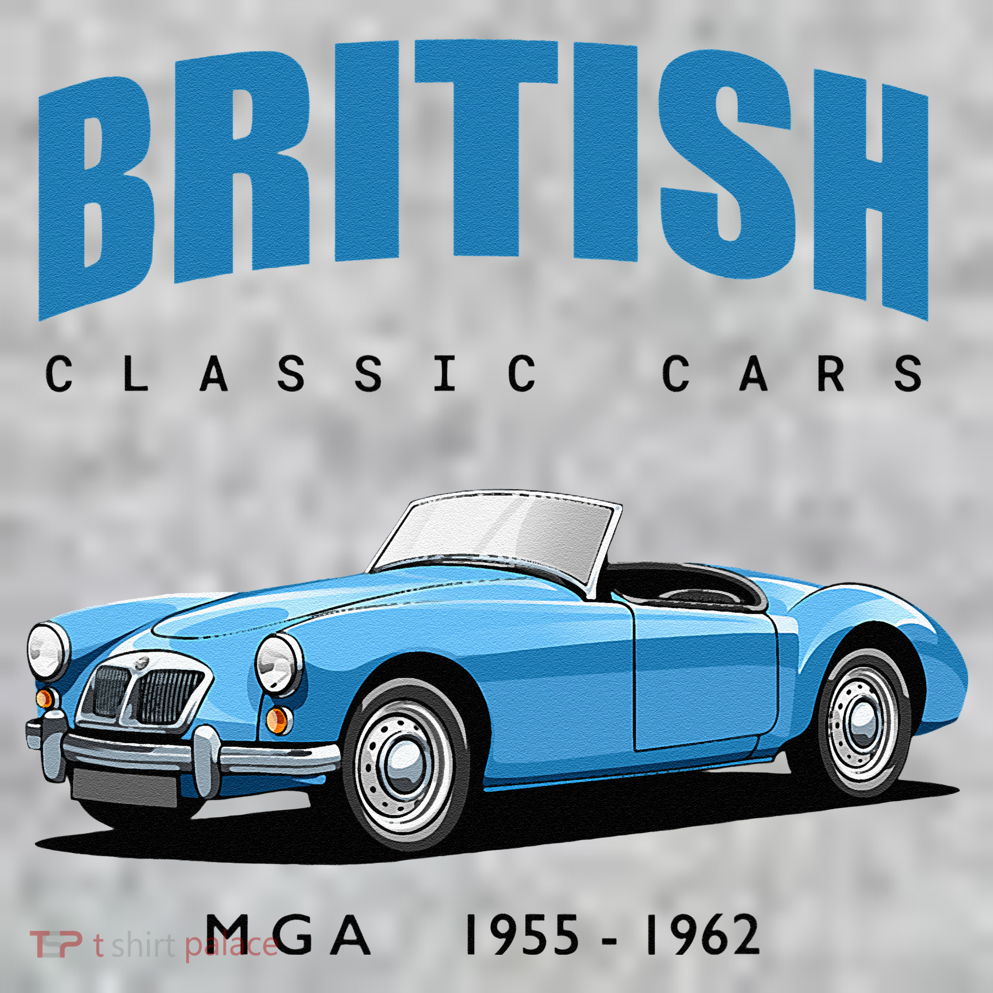 British Classic Sports Cars MG MGA The Baniff Cuffed Pom Beanie