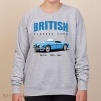 British Classic Sports Cars MG MGA Women's Sweatshirt thumb 0
