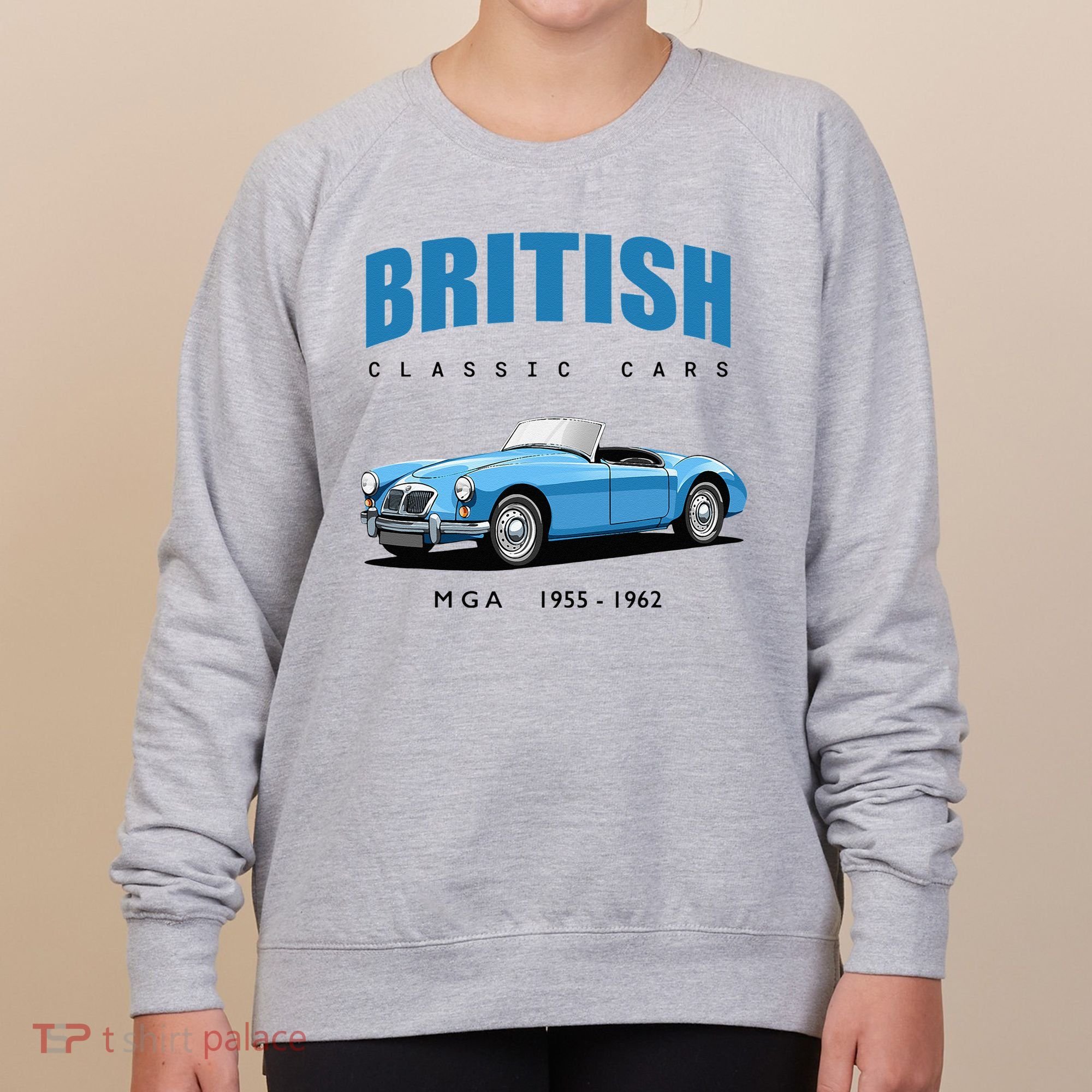 British Classic Sports Cars MG MGA Women's Sweatshirt