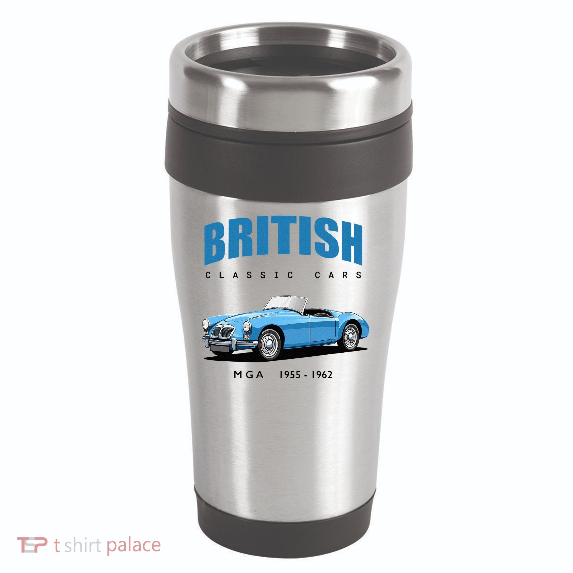 British Classic Sports Cars MG MGA 16oz Travel Tumbler