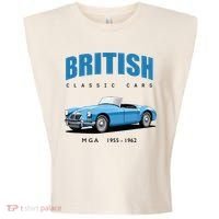 British Classic Sports Cars MG MGA Garment-Dyed Women's Muscle Tee thumb 0