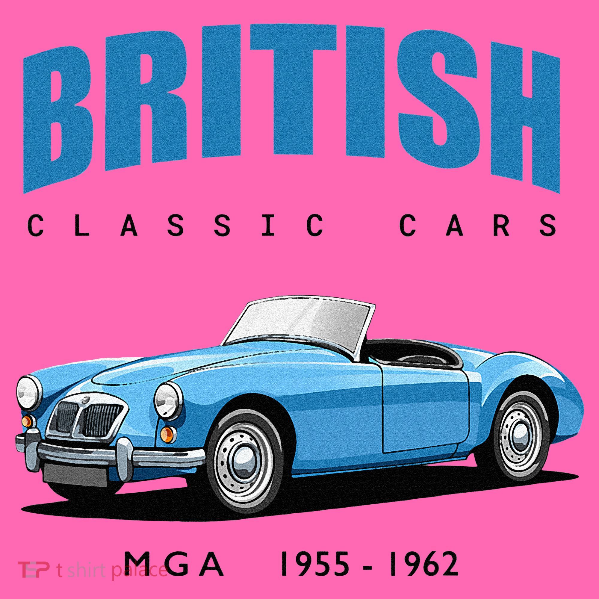 British Classic Sports Cars MG MGA Stripe Pom Pom Beanie