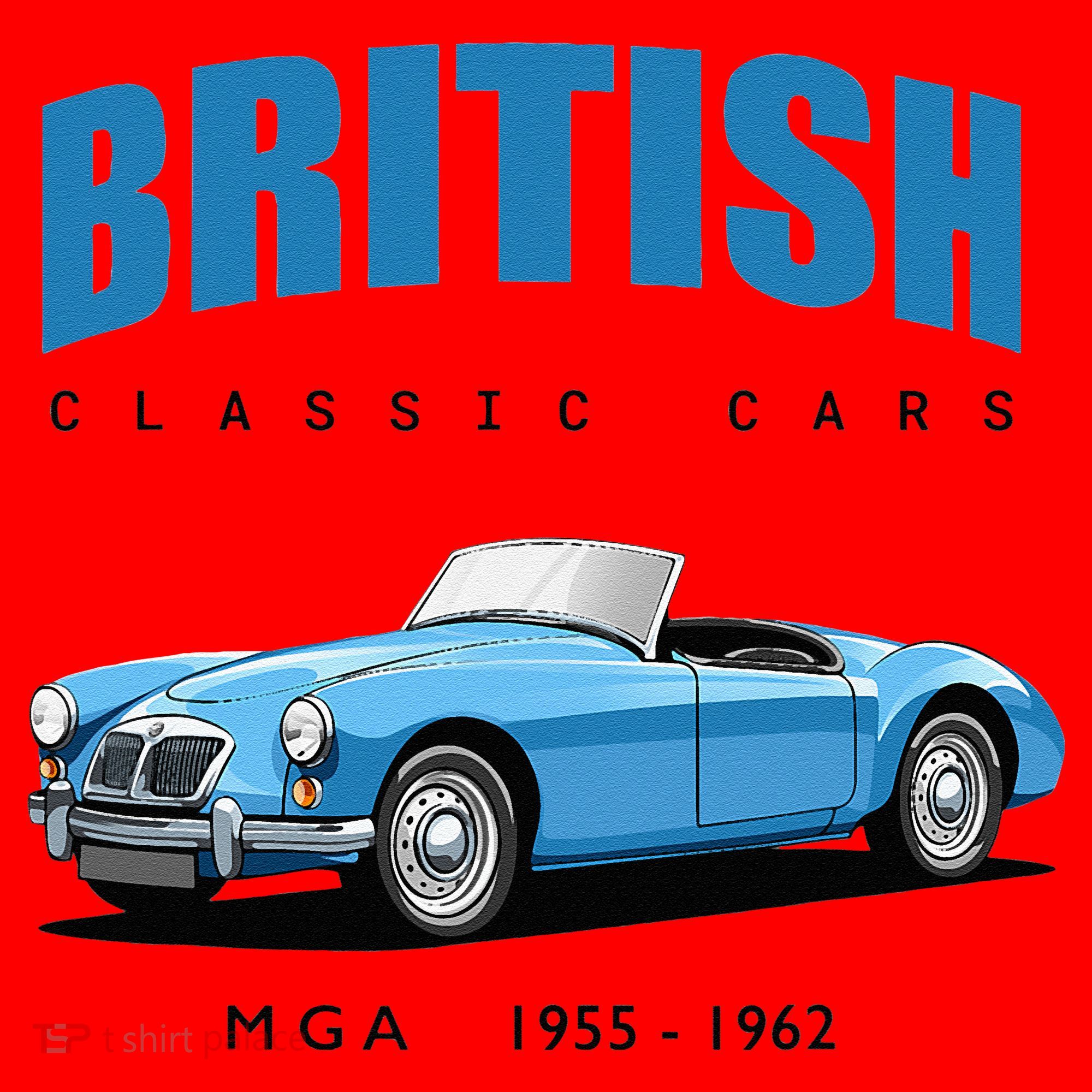 British Classic Sports Cars MG MGA Santa Hat