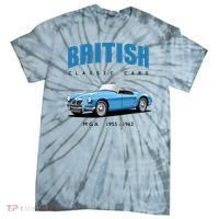 British Classic Sports Cars MG MGA Tie-Dye T-Shirt thumb 0