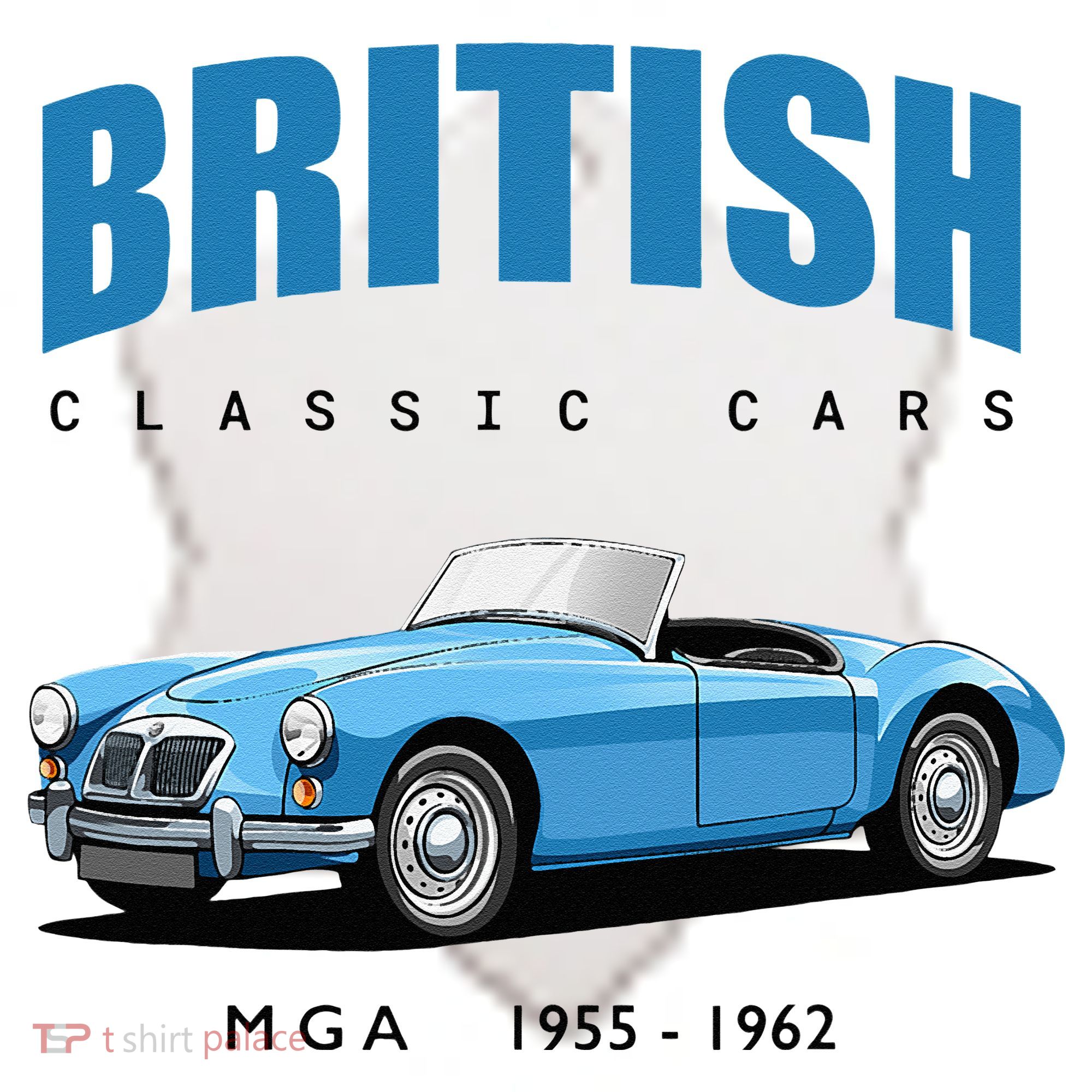 British Classic Sports Cars MG MGA Ceramic Ornament