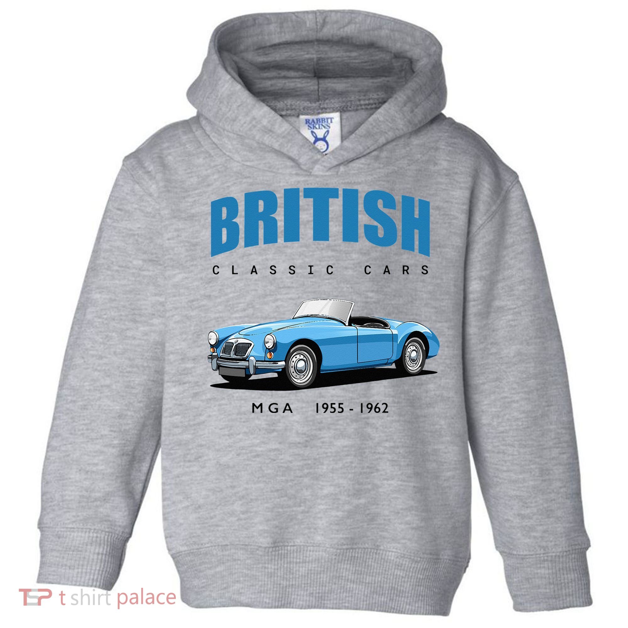 British Classic Sports Cars MG MGA Toddler Hoodie