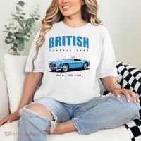 British Classic Sports Cars MG MGA Comfort Colors T-Shirt thumb 2