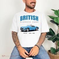 British Classic Sports Cars MG MGA Comfort Colors T-Shirt thumb 3