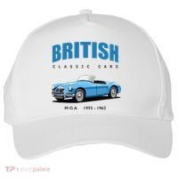 British Classic Sports Cars MG MGA Five-Panel Snapback Cap thumb 0