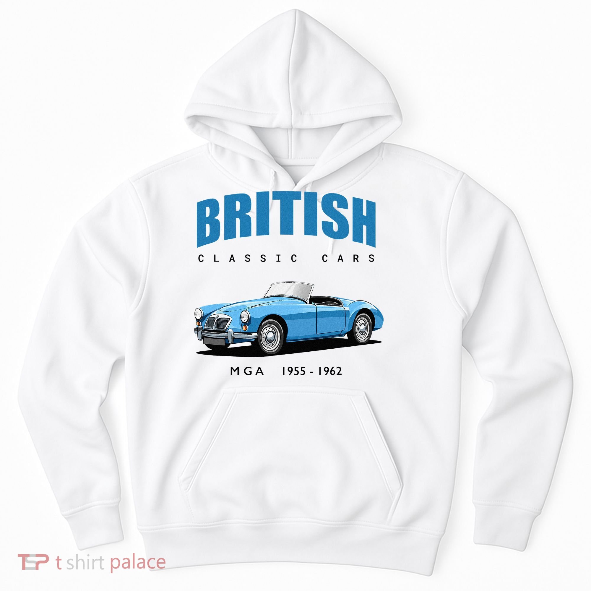British Classic Sports Cars MG MGA Hoodie