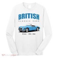 British Classic Sports Cars MG MGA Long Sleeve Shirt thumb 0